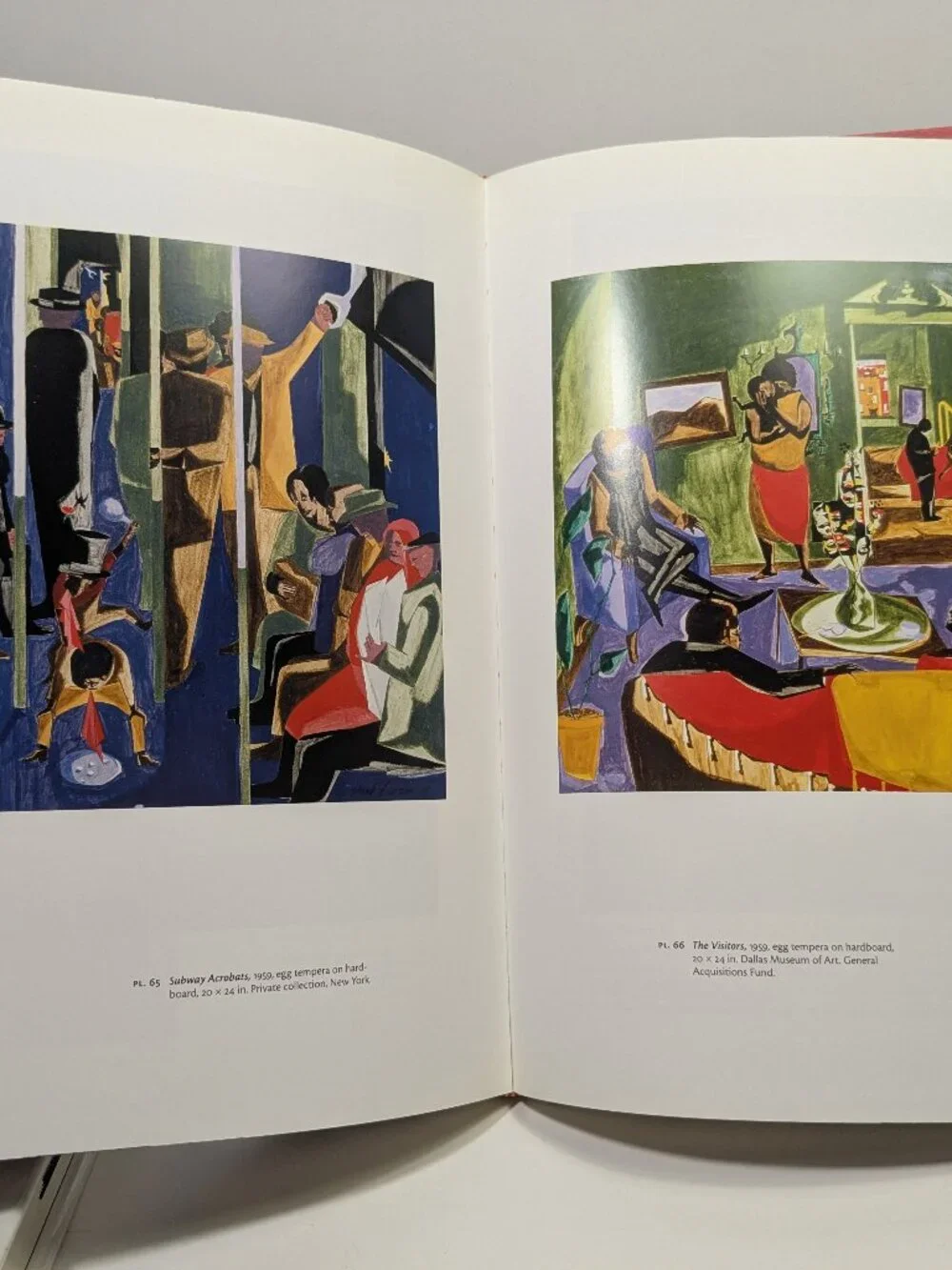 Jacob Lawrence Art Book Lot Oversize Art Hardcover Book Coffee Table Set Harlem
